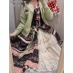 Yolanda Cranberry And Four-Leaf Clover Cardigan Skirt JSK and OP(Reservation/3 Colours/Full Payment Without Shipping)